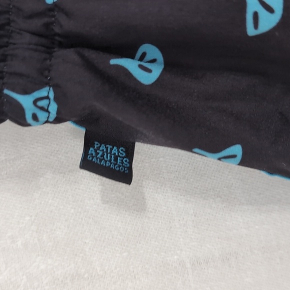 Patas Azules by Roland Navy Blue Print Athletic / Swim Shorts Size Youth Small - Picture 2 of 6